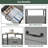 Fabric Storage Cabinet with 2 Drawers & Shelf, Filing Cabinet with Wheels-2090720647