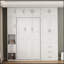 Lit escamotable avec casiers et armoires escamotables-1922337600