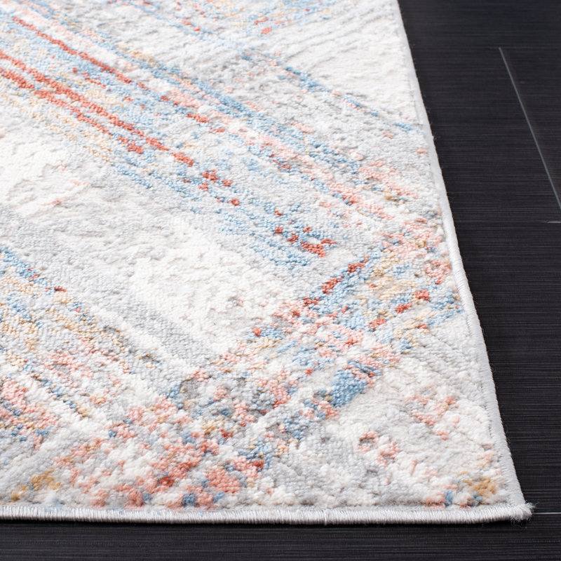Shivan 100 Performance Geometric Rug, Runner 2'2" x 8'