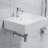 Turner 20" x 16" White Vitreous China Rectangular Wall Mount/Vessel Bathroom Sink with Overflow