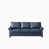 Navy Blue Faux Leather