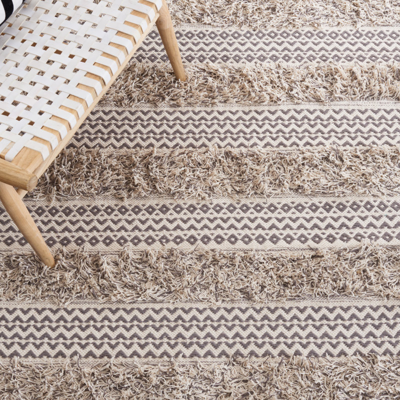 Amrjeet Flat Weave Cotton Southwestern Rug, Rectangle 3' x 5'