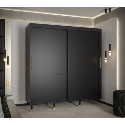 Anslee 2 Door Manufactured Wood Wardrobe