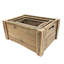 Ensemble de 3 caisses en bois massif