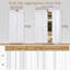 Porte pliante en bois manufacturé à 1 panneau H 24 po x 80 po avec quincaillerie d'installation-116319401-130165856