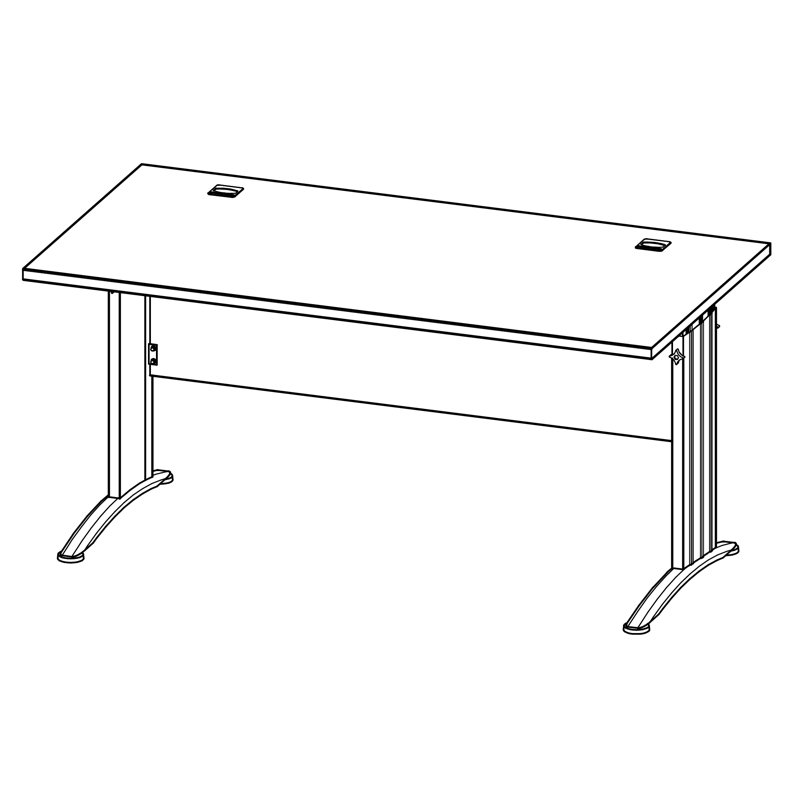 Master 160cm W Rectangular Writing Desk