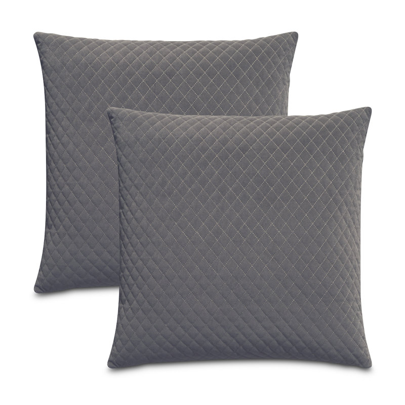 Gemma Feather Reversible Throw Pillow, Dove