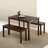 Espresso Wood Bench