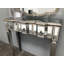 Cuyuna 85cm Glass Top Console Table