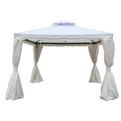 Lynell 3m x 3m Metal Patio Gazebo