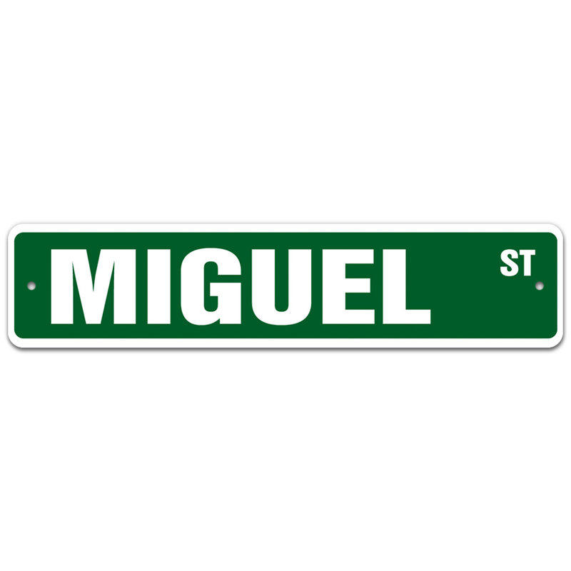 Plaque de rue Chantila, H 6 po x l 24 po x P 0,1 po