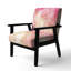 Chaise d'appoint Boho Mandala - Mandala rose - Fauteuil Boho Glam Bloom II-126798797