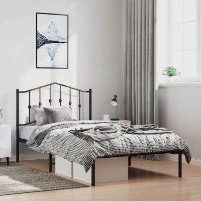 Camyria Metal Bed Frame, Sturdy Steel, No Mattress by August Grove