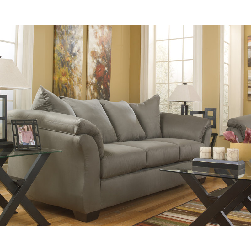 Darcy 3 - Piece Living Room Set, Gray 100% Polyester
