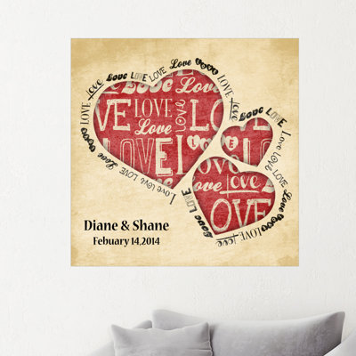 Décalcomanie murale « love cœur i »
