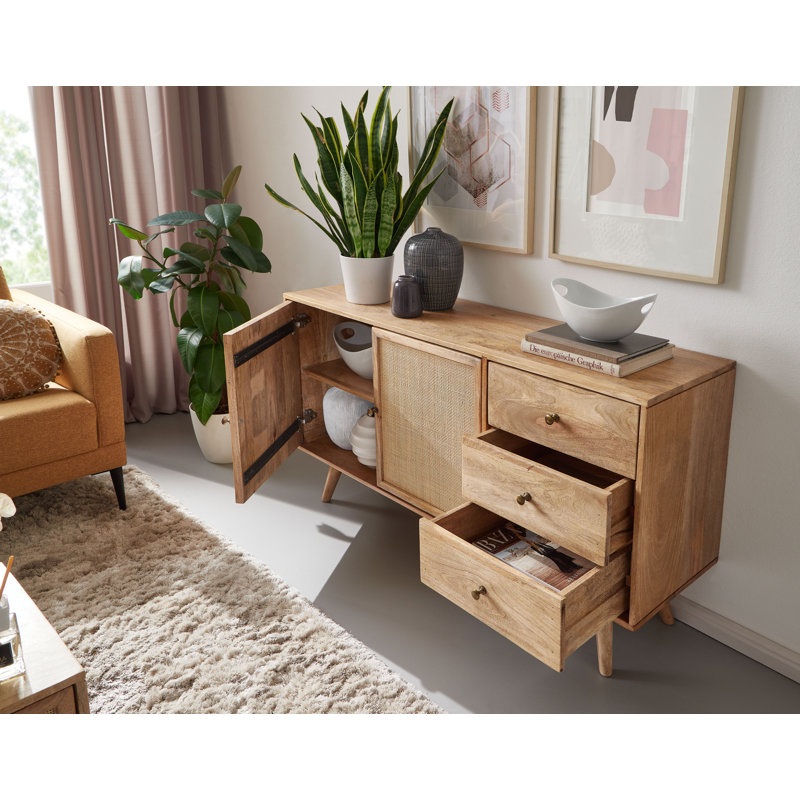 Sighwaldi 140cm Solid Wood Sideboard