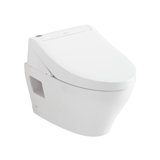 Dual-Flush Elongated Wall Mount with High Efficiency Flush (Seat Included)