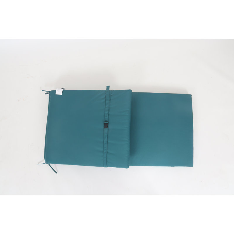 Ensemble de coussins de chaise longue d'extérieur, 74,8 x 23,6 pouces, bleu lac, remplacement de meubles de patio 2 pièces
