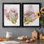 «Flowering Pink I», ensemble de 2 impressions sur toile encadrées-786425551-786425550