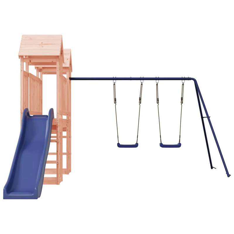 Gans Freeport Park Swing Set with 2 Swing(s) , 1 Slide(s), Pink