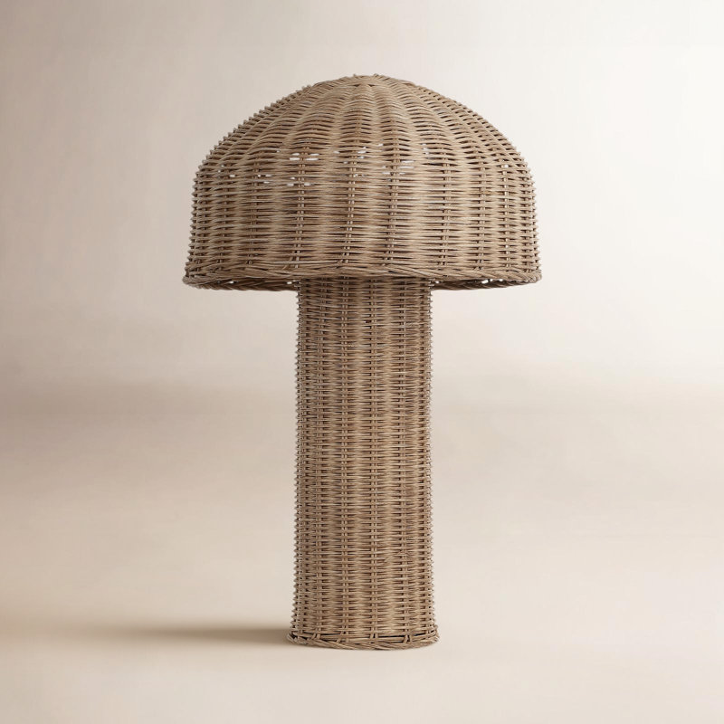Lampe de table en osier / rotin Pearson