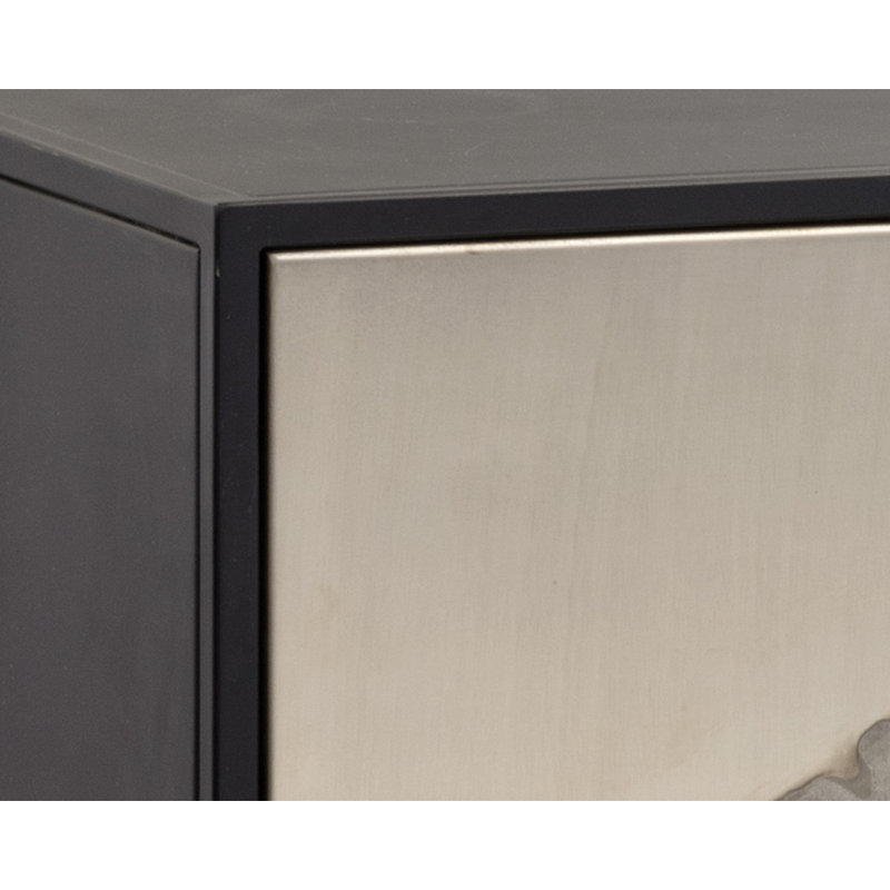 St. George 72" Black Reclaimed Iron Sideboard