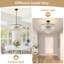 Lustre en cristal à 5 lumières Amiriya-1715636665