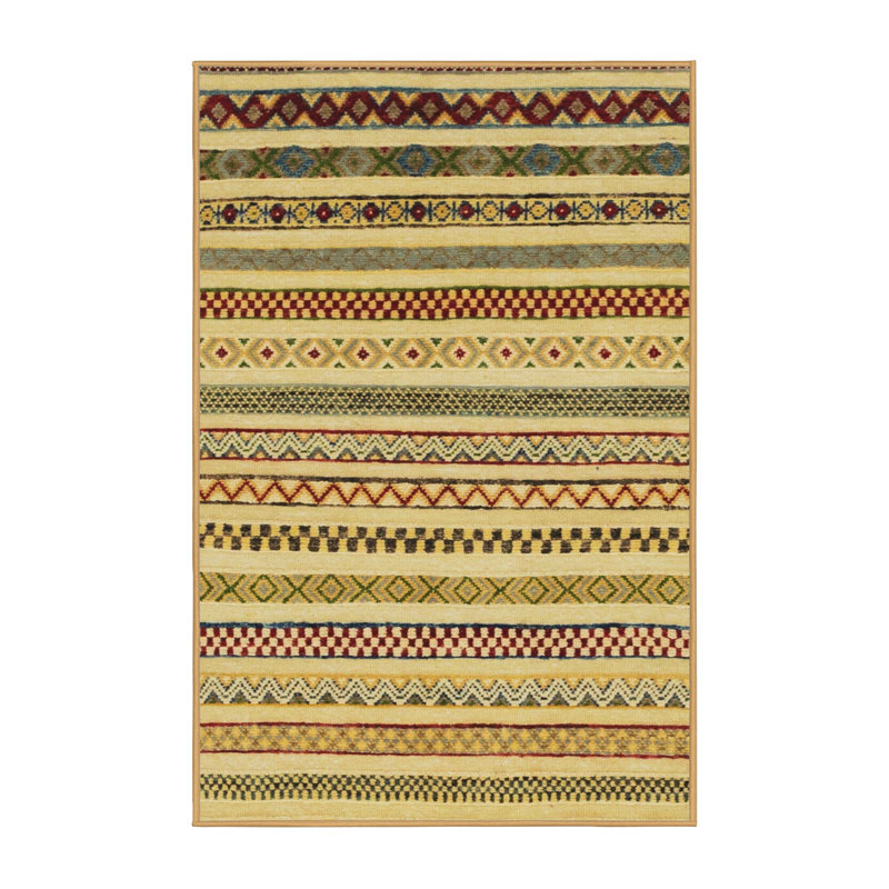 Abstract Indoor Rug, Rectangle 2' x 4'