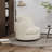 55.1" W Slipcovered Modern Reading Sofa Chair With 5 Pillows-1178107846