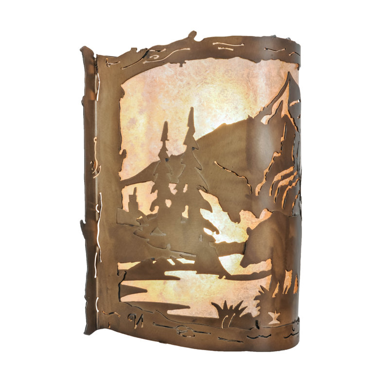 2 - Light Flush Mounted Sconce