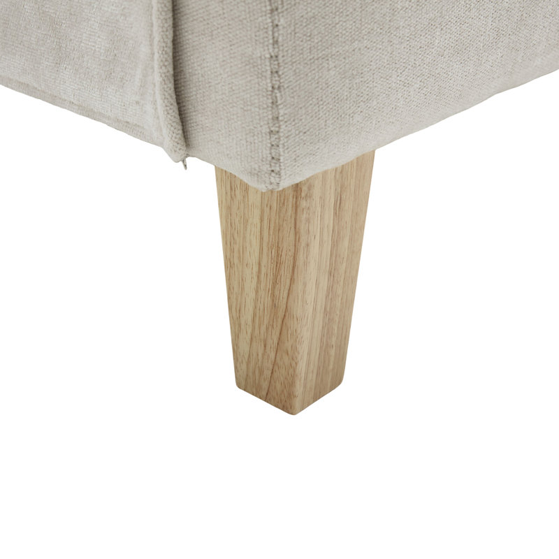 Canapé-lit convertible avec coussins, Beige