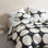 Marimekko Kivet Grey Cotton Duvet Cover Set