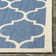 Katz Hand Hooked Navy/Beige Indoor/Outdoor Rug