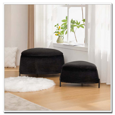 Ensemble de repose-pieds avec rangement 29,9 po de largeur 2 pièces