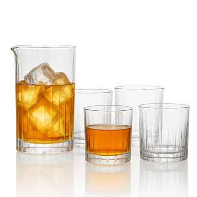 Ensemble de 360 verres rotatifs à l'ancienne avec pichets mélangeurs - (ensemble de 5)