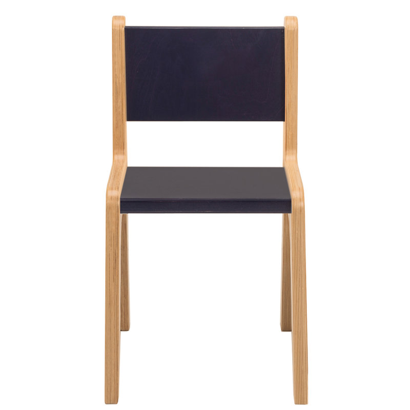 Chaise de classe standard, Bleu Whitney, 14 po
