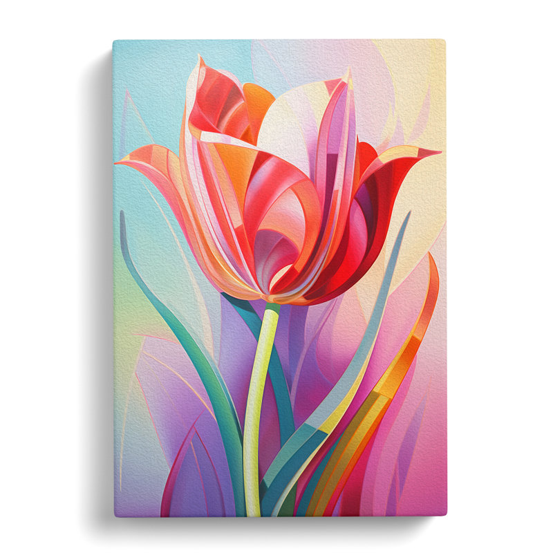 Tulip Flower No.2 - Print, 76cm H x 50cm W x 3cm D