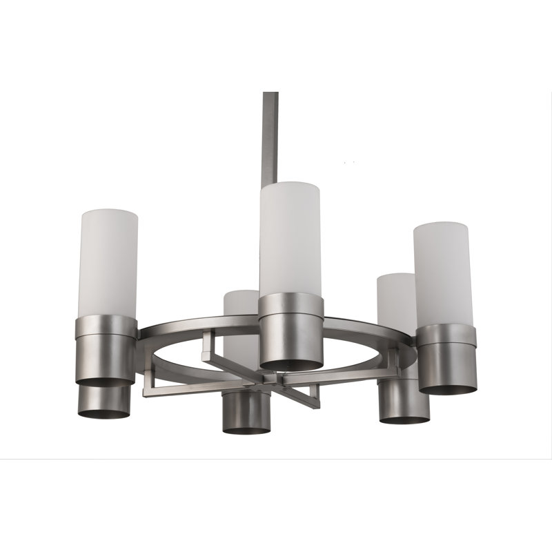 12 - Light Dimmable Cylinder Chandelier