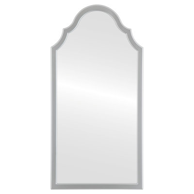 Miroir biseauté pleine longueur patiné