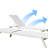 Adjustable Outdoor Chaise Lounge Outdoor Metal Chaise Lounge with Table