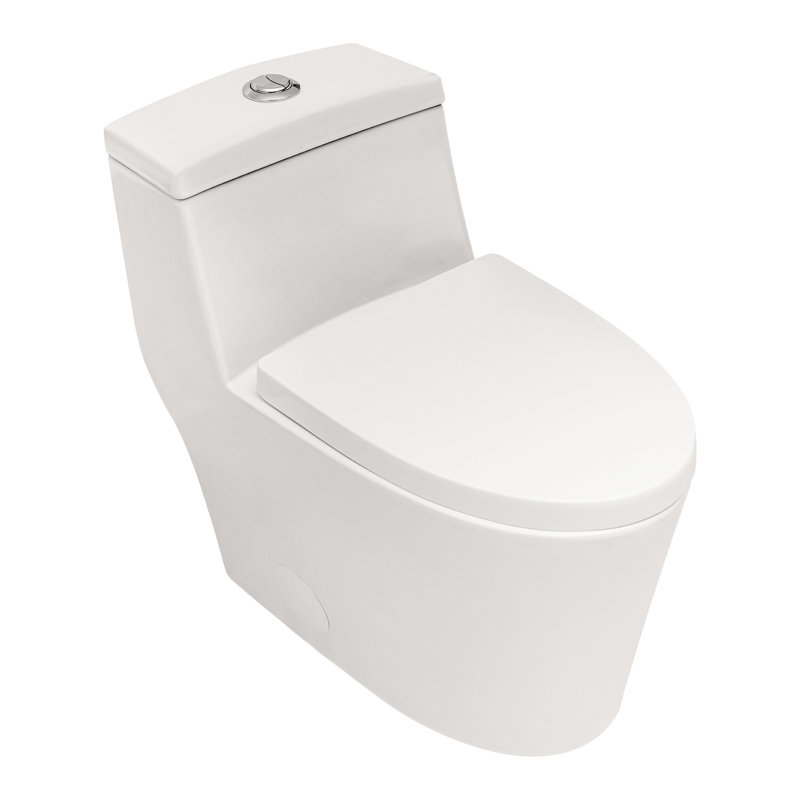 Toilette en céramique avec siège efficace et tendre