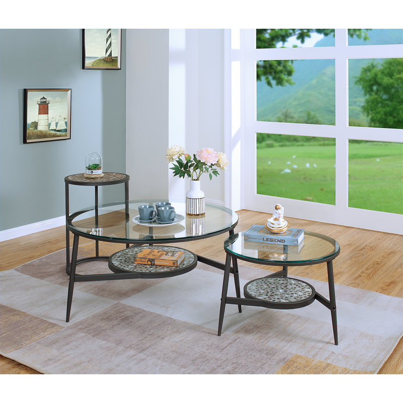 Nihi 3 - Piece Living Room Table Set