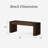 Maven Lane Zeno Organic Wooden Bench In Weathered Brown Finish-93224294