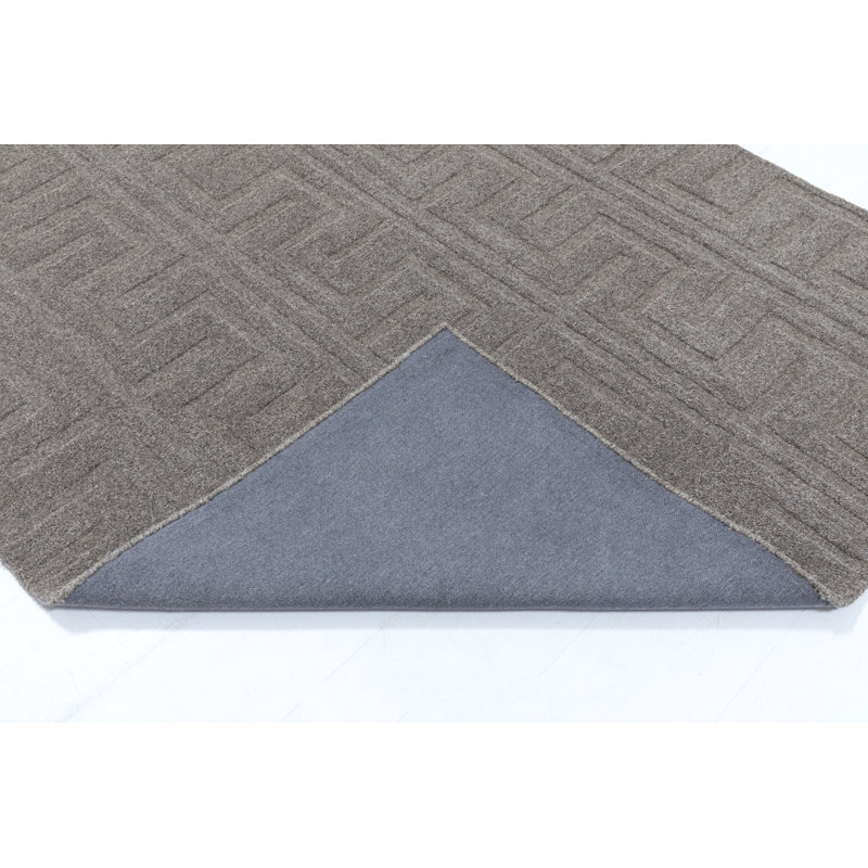 Justyn Hand Tufted Indoor Rug, Rectangle 5' x 8'
