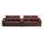 Dark Brown Faux Leather