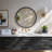 30'' Leyburn Modern Round Solid Wood Black Framed Wall Mounted Mirror For Bathroom&Bedroom-146597777-146597779