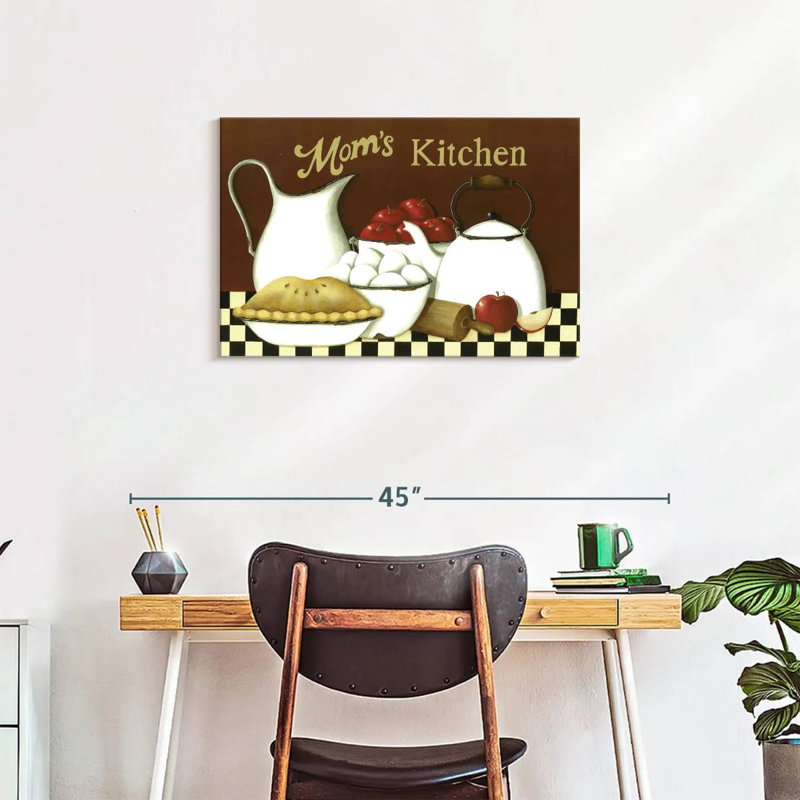 Kema Mom's Kitchen Wall Sign, 20" H x 30" W
