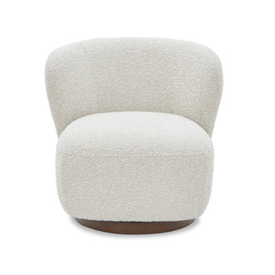 Chaise pivotante Zola perle