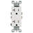 Leviton Decora 20 Amp 125 Volt Duplex Watthite Outlet 5-20R 10 Pack