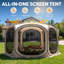 Tente de pavillon d'extérieur avec moustiquaire werph 12FT-124930593-124930594